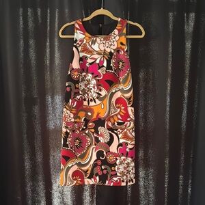Floral Sleeveless Dress - Multicolor